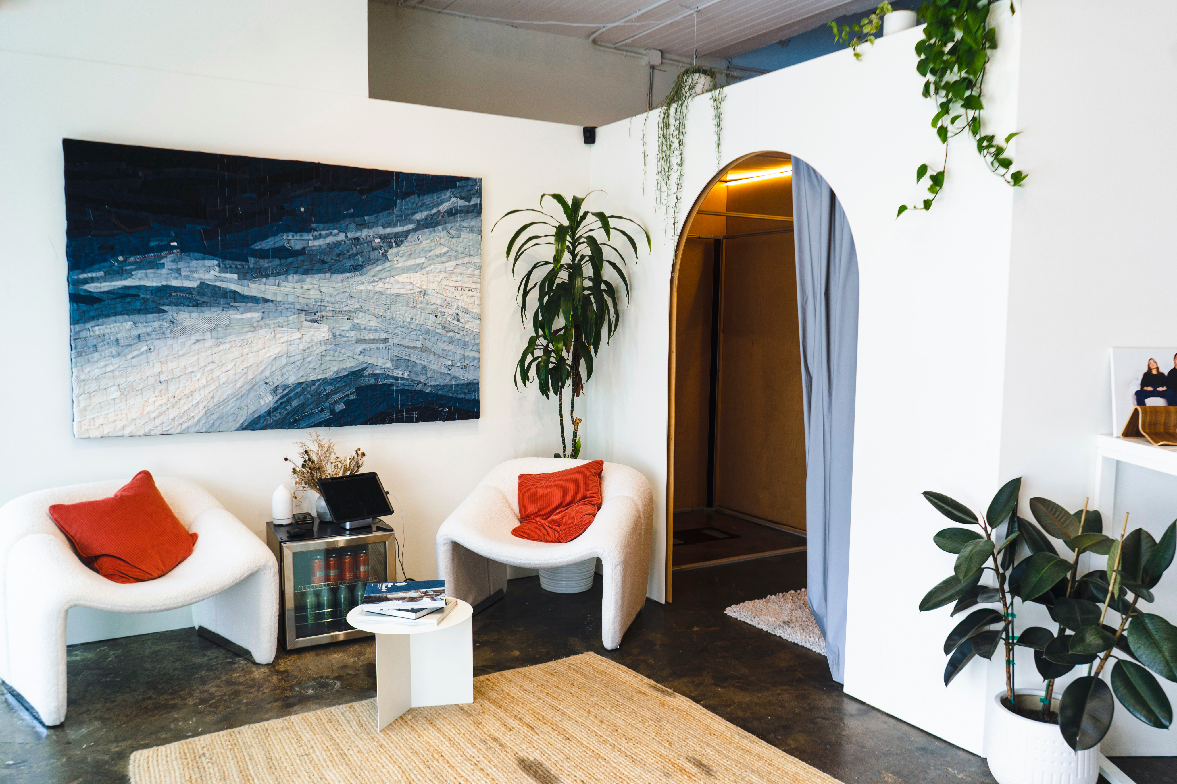 woman sitting in chair